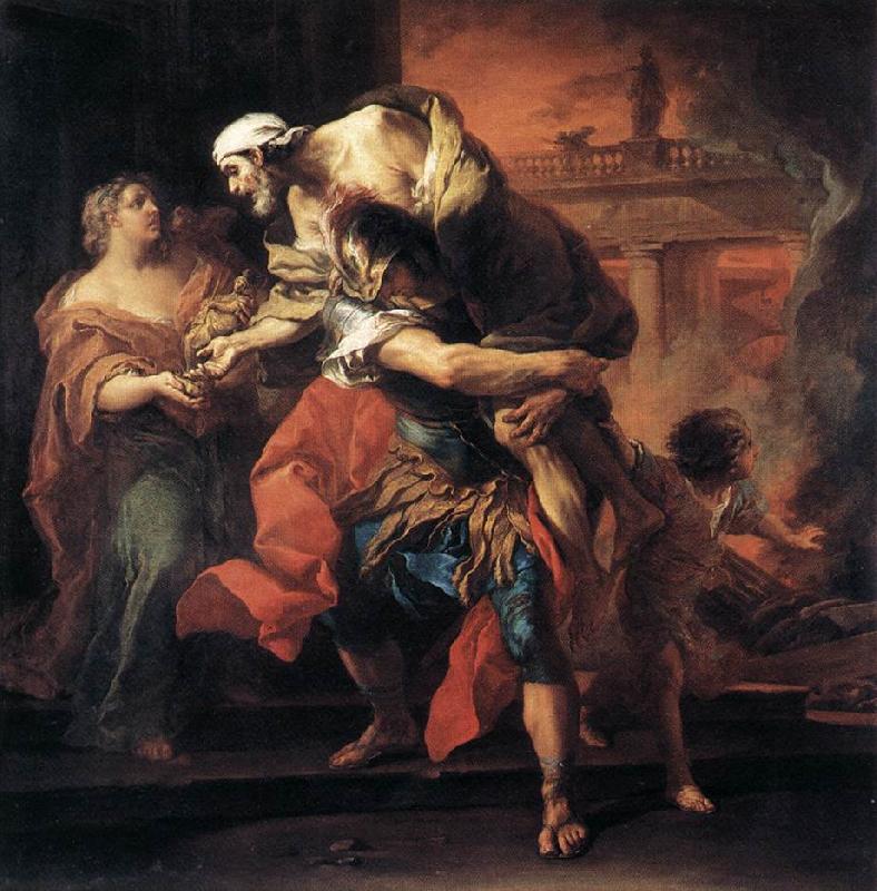 LOO, Carle van Aeneas Carrying Anchises sg oil painting image